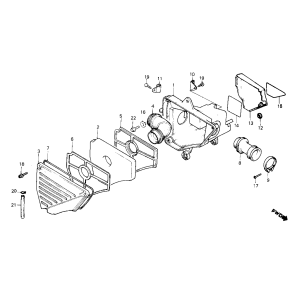 Honda MB50/MB80 Luftfilter