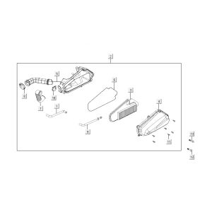 Luftfilter Kymco Like 4-Takt Tecno Silber wie T T 2015