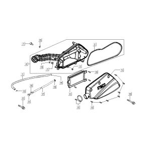 Luftfilter Kymco Sento 4-Takt Weiß