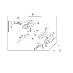 Luftfilter Kymco VP50 4t AC Eiche Metallic