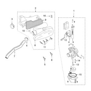 Luftfilter Peugeot Speedfight 3 AC 2-Takt