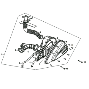 Sym Jet 14 125I E4 Luftfilter