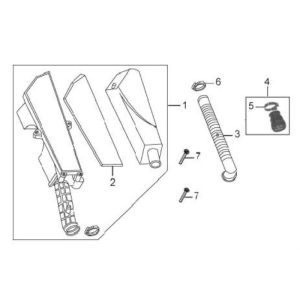 Luftfilter Znen ZN50QT-11 4-Takt