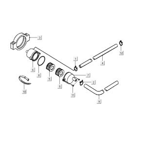Luftfilterteile Kymco Vitality 2t Wechselstrom rot