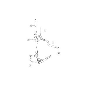 Luftmembran Kymco Agility 10' 4-Takt weiß silber