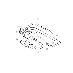 Luftmembran Kymco New Dink 4-Takt Deep Ocean Blue