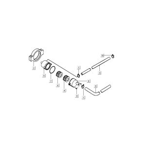 Luftmembran Kymco People 2-Takt dunkelgrau
