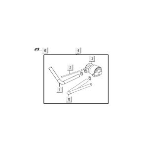 Luftmembran Kymco VP50 4t ac braun metallisch