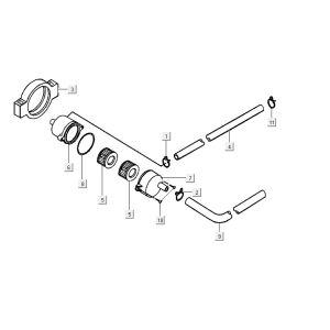 Luftmembran Kymco Yup 2t ac blau