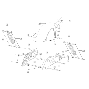Stoßdämpfer Niu M+ sport