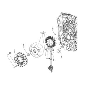 Schwungrad Vespa Sprint 2-Takt