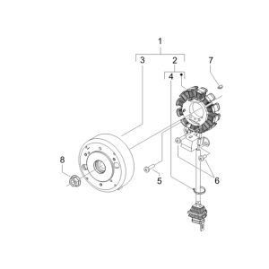 Magnetschwungrad Gilera Runner 50 SP 2010-2017