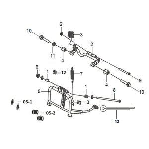 Hauptständer - Motoraufhänger Sym Mio 50I E5