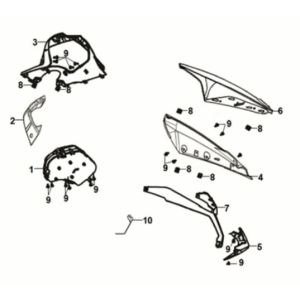 Meter-Windschutz Sym Jet 14 50I E5