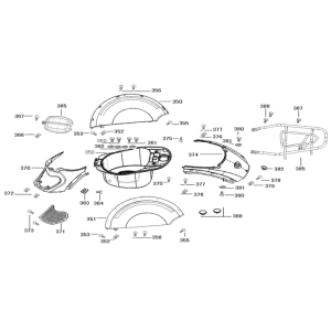 Motorhaube Mitte Neco Lola cremegrau