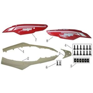 Midcap Rock China Fly weiß