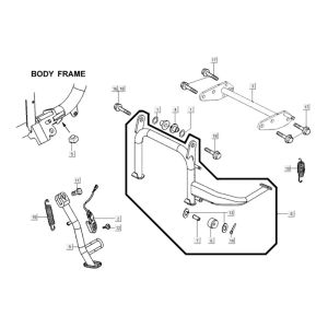 Haupständer - Seitenständer Kymco Myroad 700i