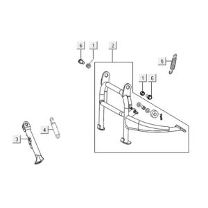 Haupständer - Seitenständer Kymco People One 125i