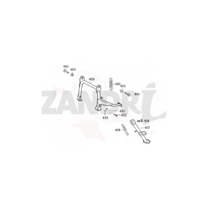 Hauptstand Santini Capri 125cc schwarz