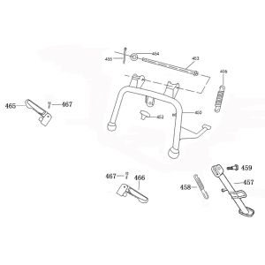 Hauptständer Benzhou ZN50QT-36 Champagner