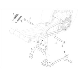Mittelklasse Vespa Elettrica 25/KMH SCH E5 2021 (EMEA)