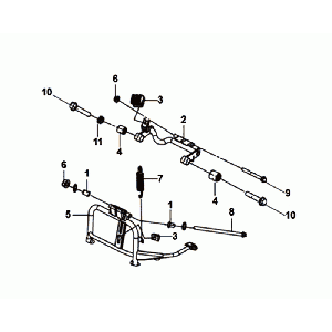 Hauptstand Motorlager Sym Mio 50I