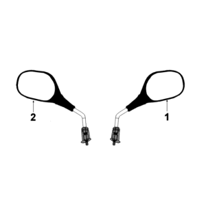 Mirrors Peugeot Tweet 125 EFI YO N SBC E4 2018-2020