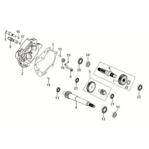 MISSION CASE-GELENKWELLE Sym Jet 14 50I E5