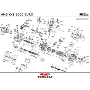 Motor Rieju RR Sport schwarz 2004 2-Takt