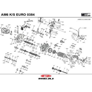Motor Rieju RR Sport schwarz 2005 2-Takt