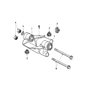 Motoraufhängung Peugeot Fox Lieferung Rot