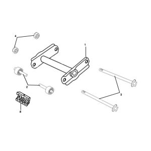Motoraufhängung Peugeot Ludix pro 2-Takt