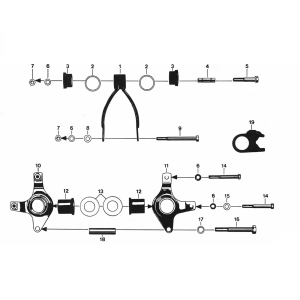 Zündapp 529 Motoraufhängung aller Typen