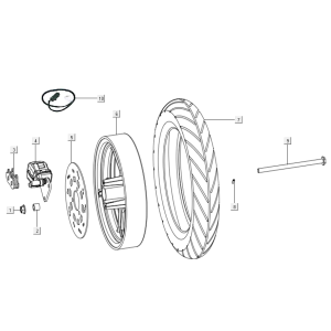 Vorderrad - Bremse Niu N-Pro