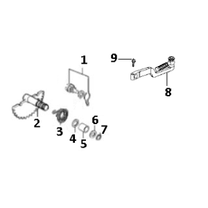 Kickstarter-Teile GY6 10/12 Zoll (EURO4; nach 2018)-Kickstarter delen GY6 10 / 12 inch (EURO4 na 2018) t tm z