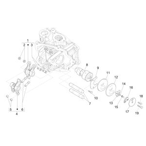 Nockenwelle Piaggio Beverly 300 IE ABS E4 2016 - 2020 (EMEA)