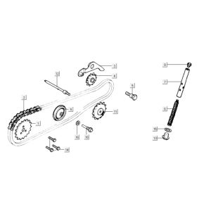 Steuerkette Kymco K-Rohr 125cc