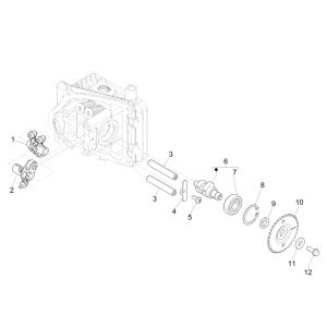 Nockenwelle Vespa Sprint 4-Takt 3-Ventil (Euro4 IGET)