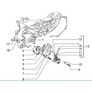 Ölpumpe Piaggio Zip RST