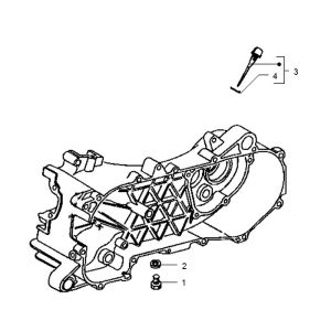 Öl Pfeil Stick Kurbelgehäuse Gilera Runner 98-2005 2-Takt