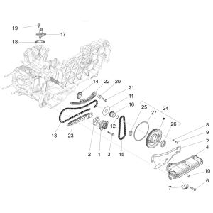 Piaggio Liberty 125 4-Takt 3V IE ABS-Ölpumpe (IGET Euro 5)