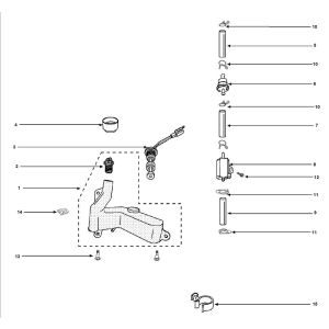 Ölpumpe 2 Peugeot Vivacity 3 2-Takt