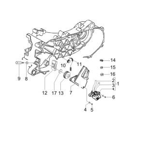 Ölpumpe Piaggio Zip 2000 2-Takt AC