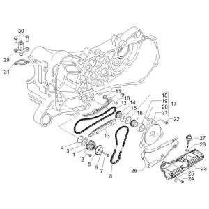 Ölpumpe Piaggio Liberty 4-Takt