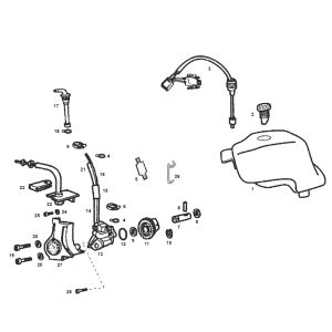 Ölpumpe Derbi Senda R altes Modell