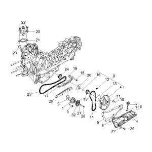 Ölpumpe Gilera Runner 200cc VXR 4-Takt 2006