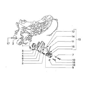 Gilera Runner 180cc FXR 2-Takt-Ölpumpe