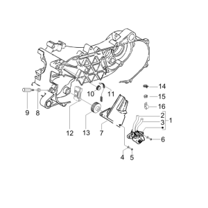 Ölpumpe Gilera Runner 50 SP 2010-2017