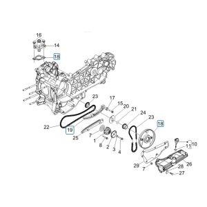 Ölpumpe Vespa GTV 250 4T 4V IE