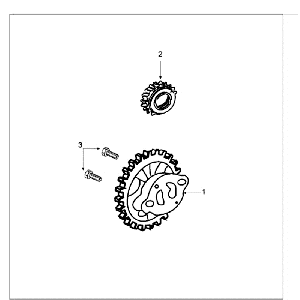 Ölpumpe Peugeot Tweet alt grau